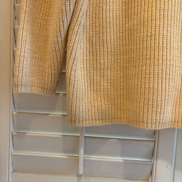 Oversized yellow knit sweater - Picture 4 of 5
